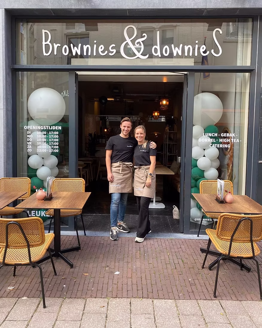 Entree van Brownies & downieS in Arnhem